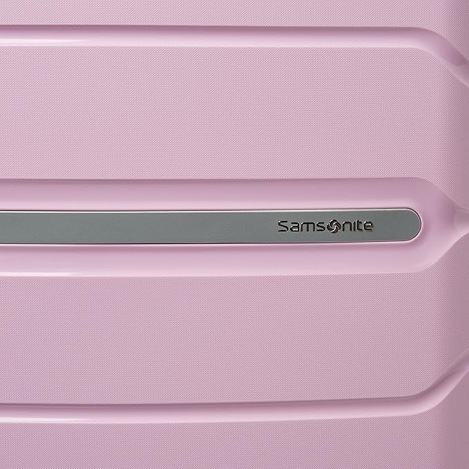 Samsonite Freeform 2-Piece Luggage Set - Carry-On & Large Checked Luggage with Dual Spinner Wheels - Durable Polypropylene Hardshell - TSA Lock, Airline-Approved - Expandable Hard Shell - Pink Rose