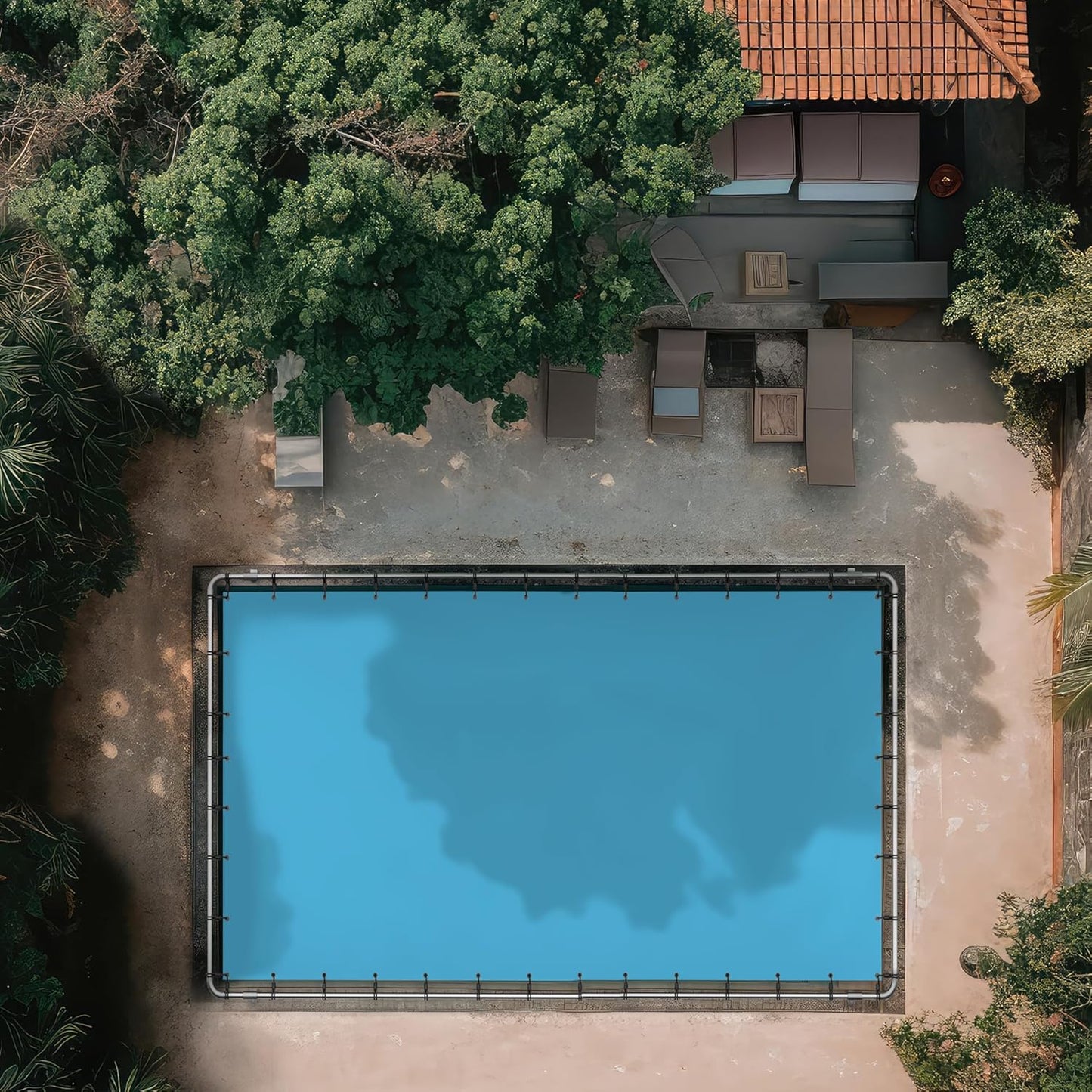 Tarps Heavy Duty Waterproof 12x20-12 mil Thick Camping Tent - Blue Tarp 12x20 UV Resistant, Rip & Tear Proof with Metal Grommets – Multipurpose Use for Camping, Tent, Boat, RV, Car, & Pool Cover