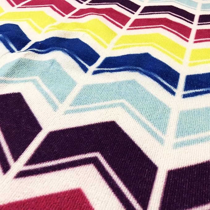 allgala Microfiber Beach Towel | Packable Beach Towel for Family | Quick Dry, Lightweight, Super Absorbent | Perfect for Beach, Pool, and Camping | Oversize 40"x70" - Chevron