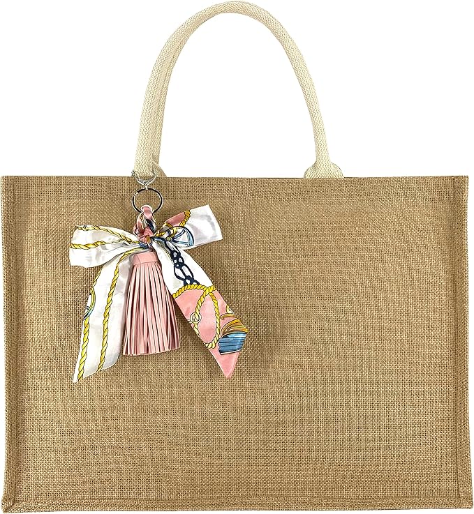 Hibala Woven Large Beach Bag Straw Beach Tote Handmade Weaving Shoulder Tassel Bag Handbag