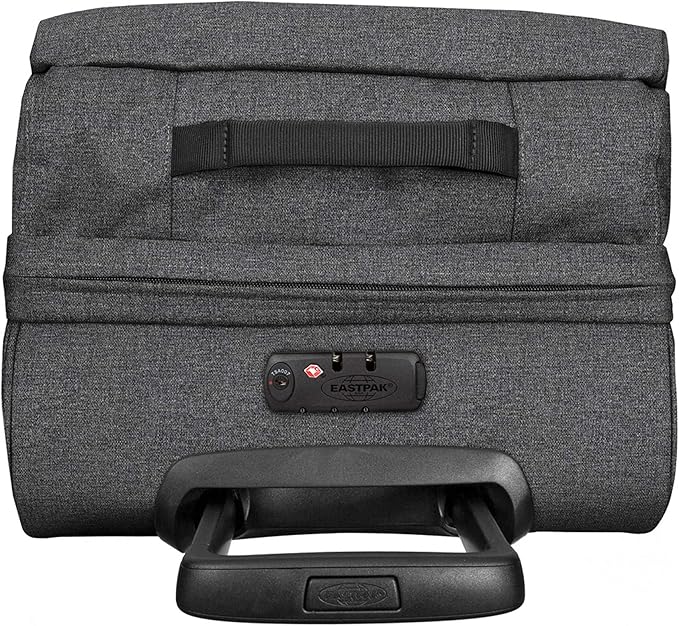 Eastpak Tranverz M – 78L Large Wheeled Luggage with Dual Compartments, TSA Lock, Compression Straps & Smooth-Wheeling System, Black Denim