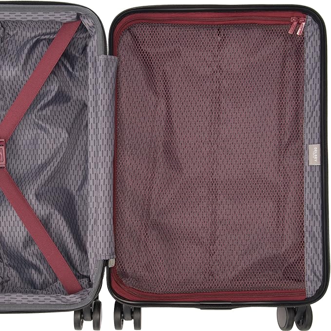DELSEY PARIS Alexis Durable Luggage Set, Expandable & Lightweight 4-Wheel Spinners, and Easy Grip for Smooth Journeys, TSA-Lock Incorporated, Men and Women, Platinum/Rose Gold, 2-Piece Set (21"/29")