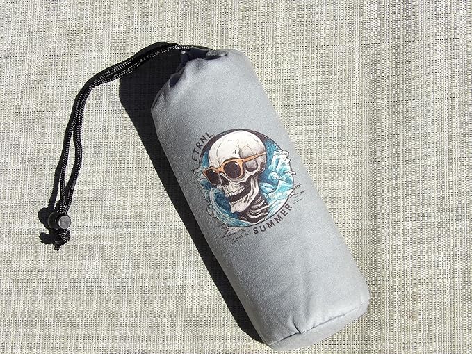 Angler Lightweight Beach Towel - Microfiber, Thin, Compact, Quick-Dry, Sand-resistant, 31.5 x 63 in, 9.2 oz - Fishing Towel Perfect for Beach, Pool, Lake, Camping - Not a Large Cotton Towel