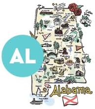 Swig Life 40oz Mega Mug, 40oz Tumbler with Handle and Straw, Extra Large Insulated Tumblers, Cup Holder Friendly Travel Mug (Alabama)