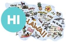 Swig Life 40oz Mega Mug, 40oz Tumbler with Handle and Straw, Extra Large Insulated Tumblers, Cup Holder Friendly Travel Mug (Hawaii)