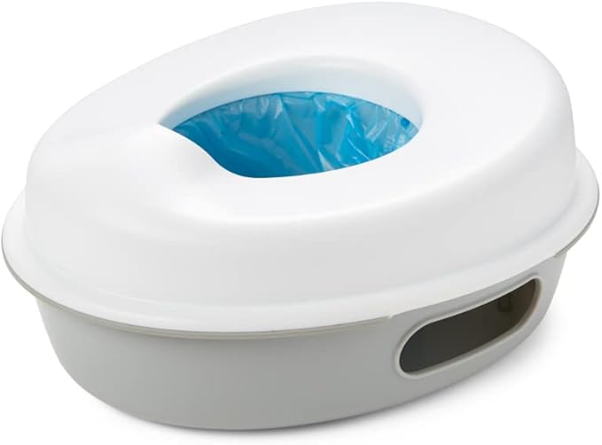 Skip Hop Go Time Multi-Stage 3 in 1 Potty Seat, White/Grey
