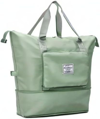Large Capacity Travel Bag, Foldable Travel Bag, Expandable Travel Duffel Bag, Collapsible Waterproof Large Capacity Travel Handbag, Overnight Bag for Women and Man