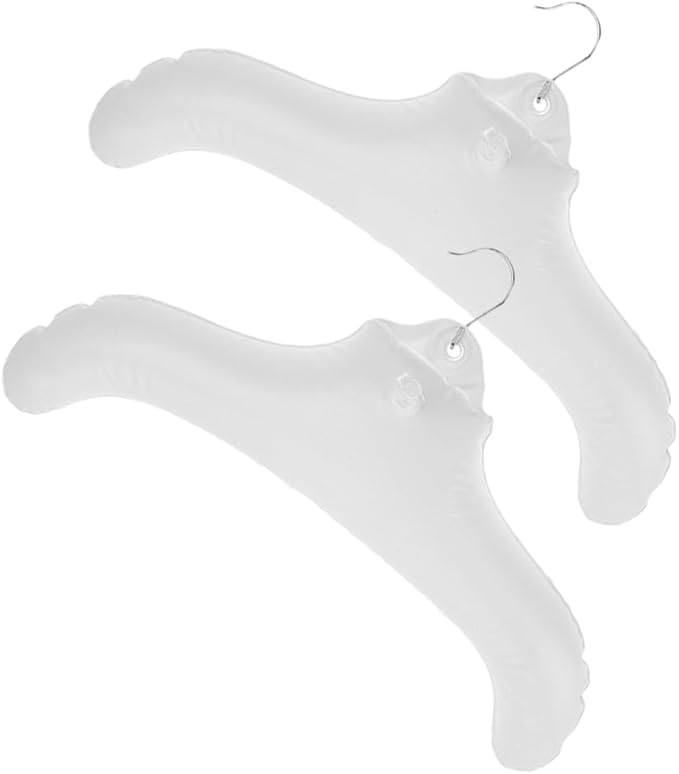 Inflatable Clothes Drying Rack Portable Foldable Travel Hanger with Strong Hook Space-Saving Design for Home and Outdoor Use