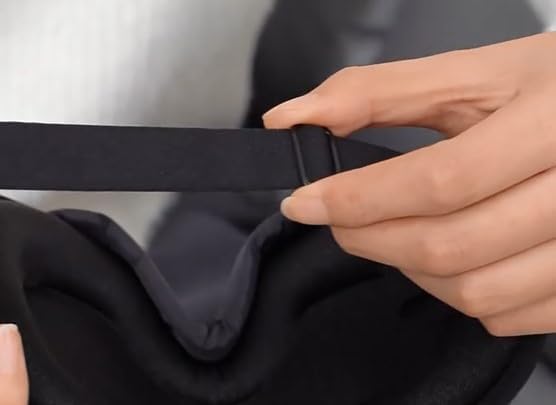 Sleep mask,Silky Touch with Soft Foam, Comfortable, Breathable,Offers Full Coverage,Flat on Your eyelids by Glory