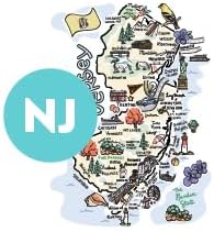 Swig Life 22oz Travel Mug, Insulated Tumbler with Handle and Lid, Travel Coffee Mug, Cup Holder Friendly, Stainless Steel 22 oz Tumbler, Reusable Insulated with Lid (New Jersey)