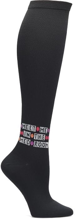 Nurse Mates Women's Calf Socks | 12-14 mmHg Compression | Superior Support & Comfort | 1 Pair