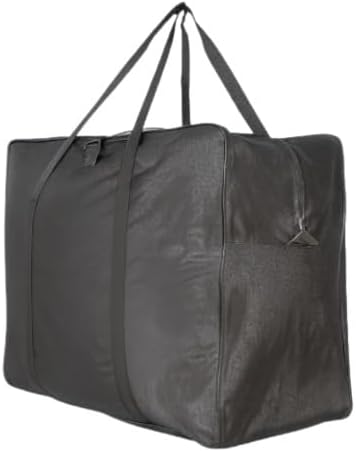 Extra Large Foldable Duffel Bag for Travel – Heavy-Duty Cargo Bag with Zippers & Reinforced Handles, TSA Approved, Water-Resistant, Security strap 36x27x16inch, load up to 120 lb