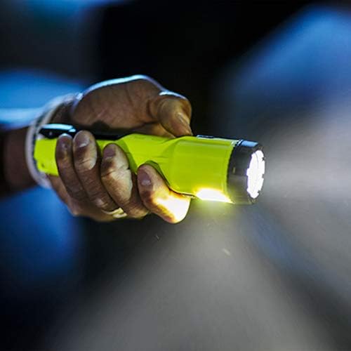 Streamlight 68750 Dualie 3AA 140-Lumen Intrinsically Safe Industrial Flashlight with Spot/Flood and 3 "AA" Alkaline Batteries, Yellow