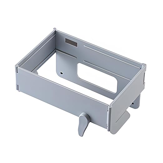 MiOYOOW Foldable Trash Bag Holder, Hanging Waste Garbage Can Rack Magnetic Closure Waste Bag Hanger Racks with Fixing Snap for Kitchen Cabinets Doors