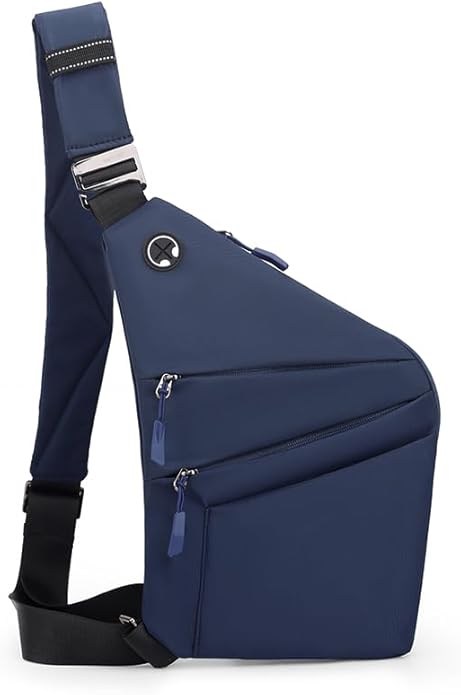 Crossbody Travel Bags for Women, Anti Theft Proof Safe Slim Sling Travel Purses, Personal Flex Shoulder Bag for Men Women