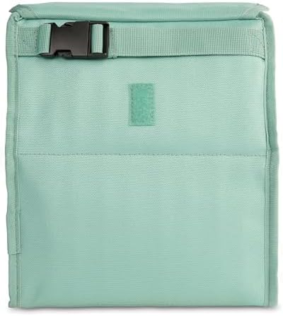PackIt Freezable Lunch Bag, Sage, Built with EcoFreeze Technology, Foldable, Reusable, Zip and Fold Closure with Buckle Handle, Designed for Work Lunches and Fresh Lunch On the Go