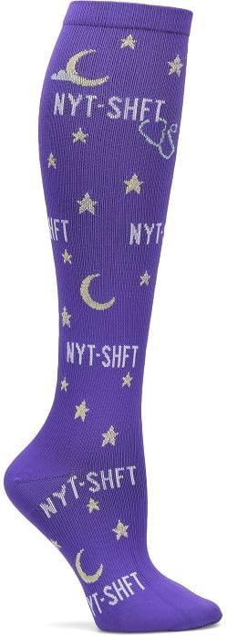 Nurse Mates Women's Calf Socks | 12-14 mmHg Compression | Superior Support & Comfort | 1 Pair