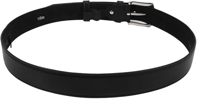Generic Women Men Hidden Money Belt for Travel Under Clothes Security Cash Safe Wallet Anti Theft Belt with Pouch(Black-115Cm)