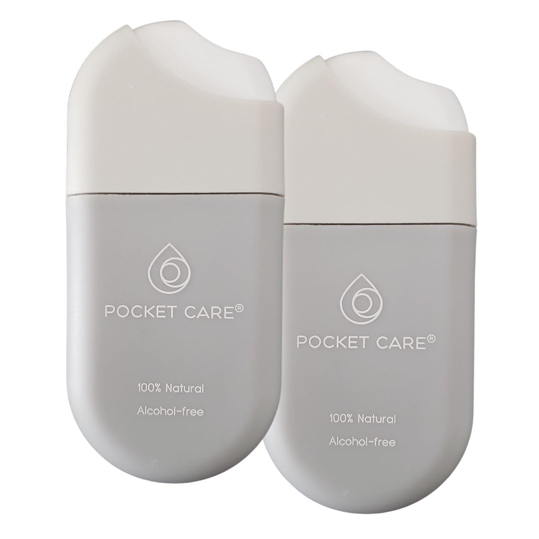 POCKET CARE | 2 Pack Sport Perfume Hand sanitizer Spray 15 ml - Spray for Hands | Organic Moisturizing Spray | Travel Size - Travel Accessories | 100% natural