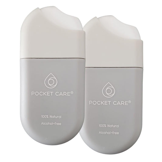 POCKET CARE | 2 Pack Sport Perfume Hand sanitizer Spray 15 ml - Spray for Hands | Organic Moisturizing Spray | Travel Size - Travel Accessories | 100% natural
