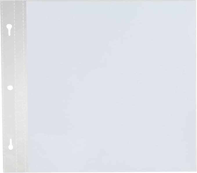 Pioneer RMW-88 White Refill Pages for 8 Inch by 8 Inch Memory Books