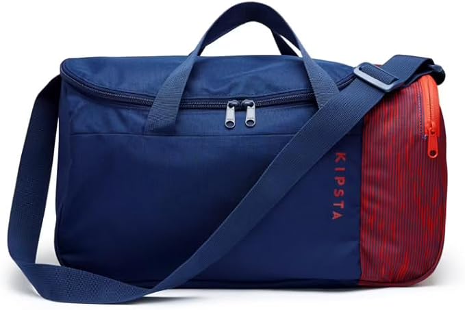 Unisex Football Sports/Gym Duffel Adjustable Shoulder Bag 20 L, Blue and Red, 20 L, Duffle