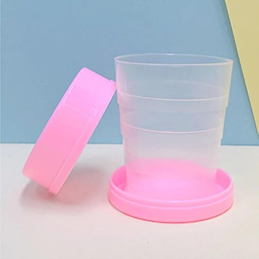 Portable Plastic Retractable Folding Cup Telescopic Collapsible Outdoor Travel, Practical Household Supplies Kitchen Supplies,Collapsible Cup,Kitchen Storage and Organization