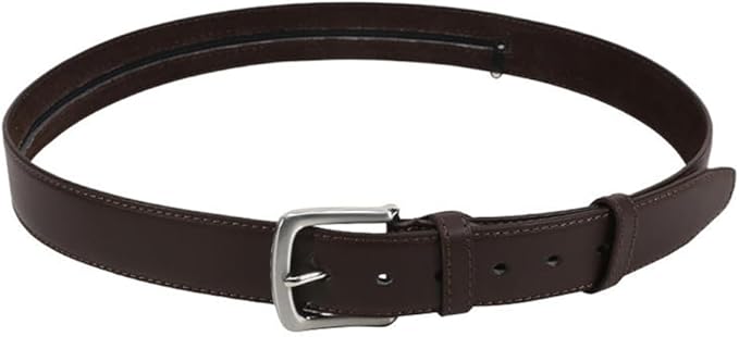 Women Men Hidden Money Belt for Travel Under Clothes Security Cash Safe Wallet Anti Theft Belt with Pouch(Brown-125Cm)