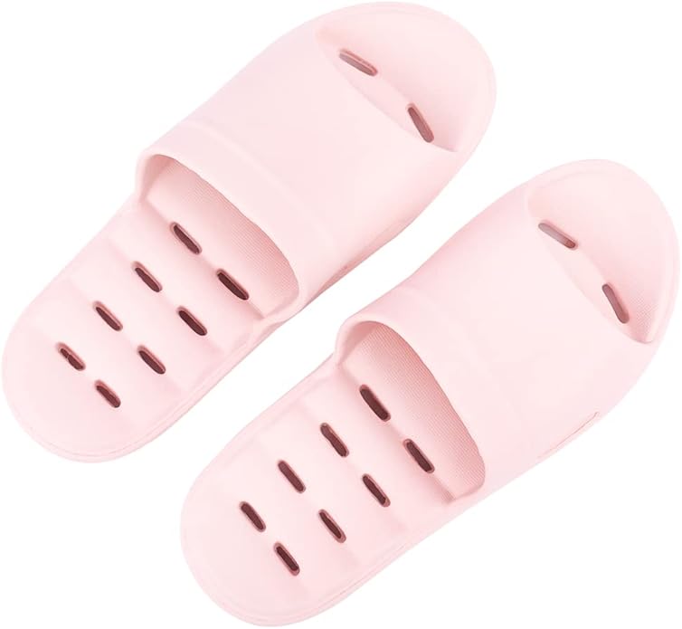LM Women Shower Slippers Bathroom Slippers Sandals House Slippers Non Slip Shoes Dorm Shoes