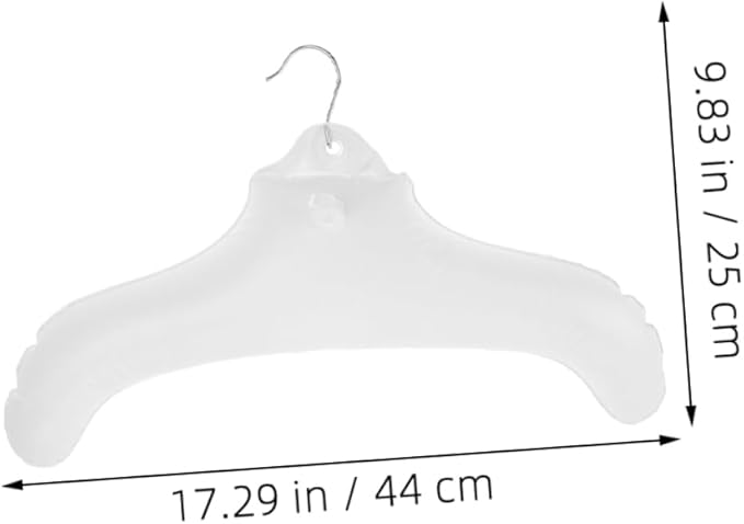 STOBAZA Inflatable Clothes Hanger Travel-Friendly Foldable Coat Holder for Storage and Drying Portable PVC Laundry Hanger for Camping and Outdoor Use