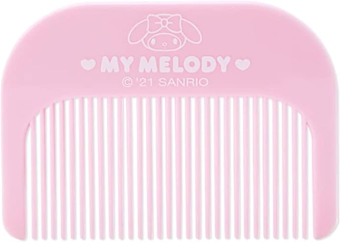 Sanrio My Melody Face Mirror & Comb Set 962546 Pink|White