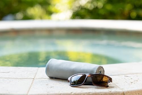 Beached - Lightweight Beach Towel - Microfiber, Thin, Compact, Quick-Dry, Sand-Resistant, 31.5 x 63 in, 9.2 oz - Skeleton Towel Perfect for Beach, Pool, Lake - Not a Large Cotton Towel