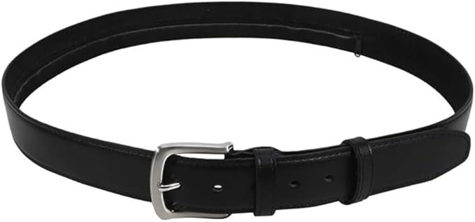 Women Men Hidden Money Belt for Travel Under Clothes Security Cash Safe Wallet Anti Theft Belt with Pouch(Black-125Cm)
