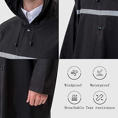 Pahajim Mens Raincoat with Hood Long Waterproof Ponchos Lightweight Rain Jacket for Women Adults