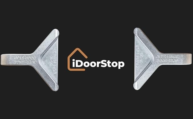 iDoorStop Commercial Door Stop - Patented Design with Safety Bar | Ideal for Hotels, Hospitals, Offices, Schools | Door Stop Exclusively for Tension Hinged Doors
