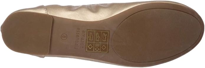 Amazon Essentials Women's Belice Comfortable Slip-On Ballet Flats Shoes