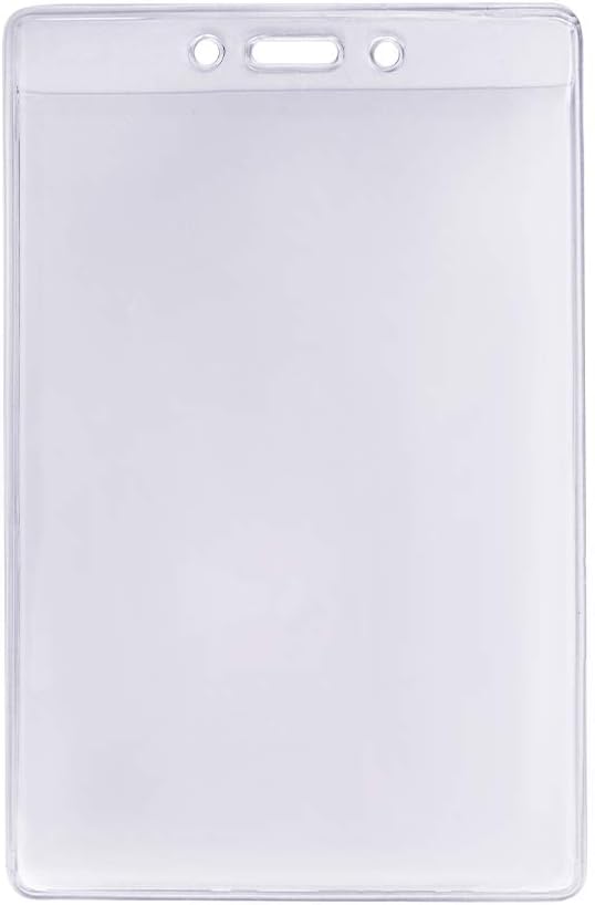 Bulk 100 Pack - Heavy Duty 3 1/2" X 5 1/4" Large Badge/Credential Holders (4X6 Outside) by Specialist ID