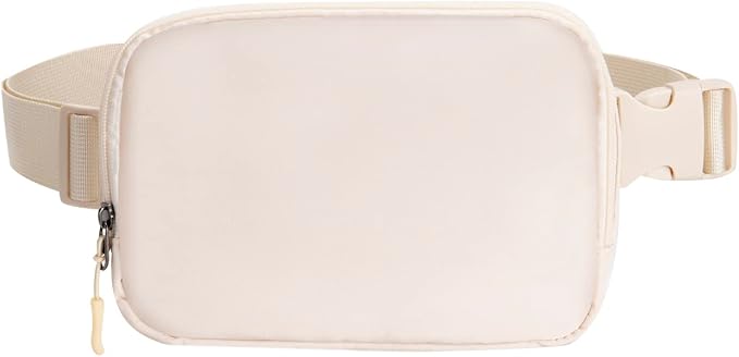 Belt bag Fanny pack crossbody bags for women Everywhere belt bag (ivory)