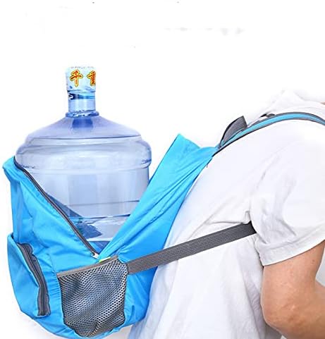 Lightweight foldable backpack outdoor mountaineering bag travel backpack blue