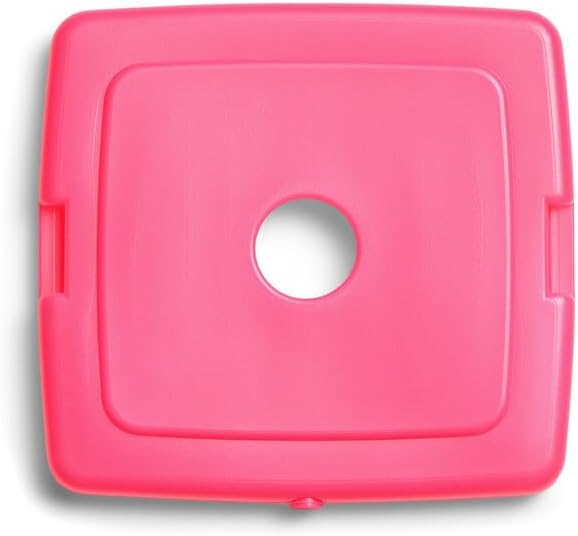 Cool Coolers by Fit + Fresh, Reusable & Long-Lasting Slim Ice Packs, Cold Packs for Lunch Boxes, Ice Packs for Lunch Bags, Pink 8 Pack