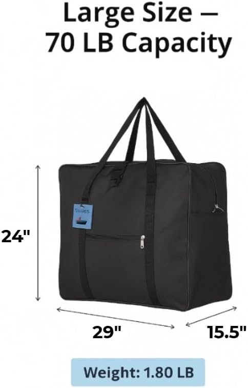 travel bag, Square Cargo Travel Duffle Bag Bolsa Maleta de Lona Cap Luggage Tote, TSA Aprove, size 29x24x15 inch load up to 70 lb
