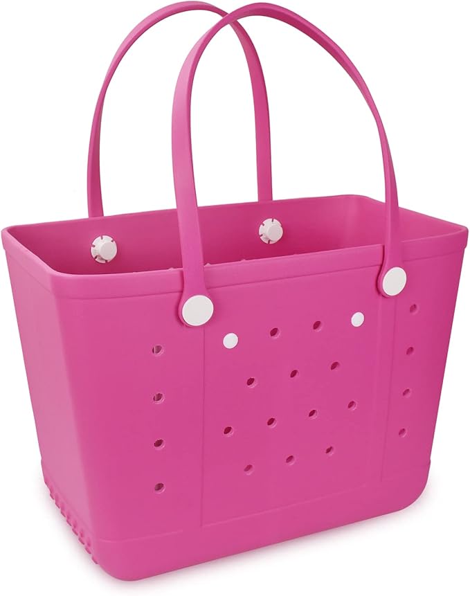 Lightweight Extra large Rubber Beach Bag Small mini Tote Bag for Gym Waterproof medium Open Handbag for Pool Sports