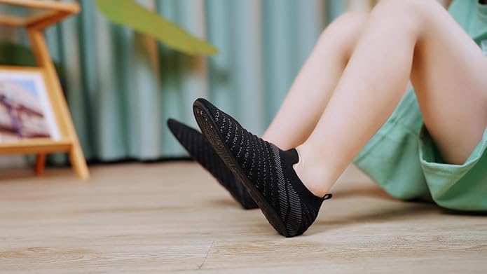 ditont Toddler Slippers Non-Slip Lightweight Comfortable Kids Indoor Grip House Home Shoes for Boys Girl