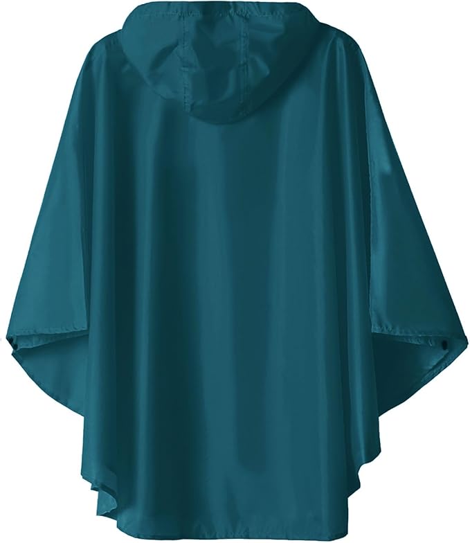 SaphiRose Lightweight Kids Rain Poncho Jacket Waterproof Outwear Rain Coat
