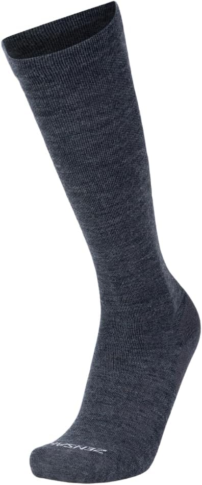 Zensah Alpaca Compression Socks (15–20 mmHg) for Running, Travel & Daily Support – Knee High – Made in USA