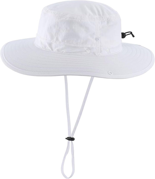 Connectyle Sun Hat for Men Women Outdoor UV Protection Safari Hat for Fishing Hiking Gardening Breathable Cowboy Hat UPF50