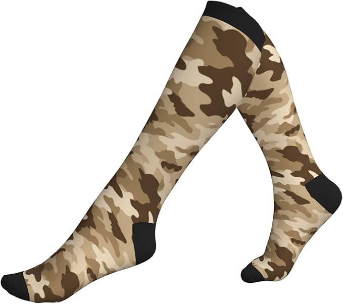 Compression Socks Knee High Circulation Support Socks For Women Men Athletic Running Work Hiking Cycling Travel