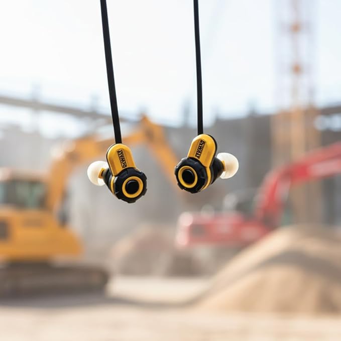 DEWALT Anti-Loss Lanyard for TWS & TWS ANC Earbuds – Durable Safety Cord for Secure Fit and Easy Access, Detachable Neck Strap Compatible with DEWALT Wireless Earbuds, Pro Accessories