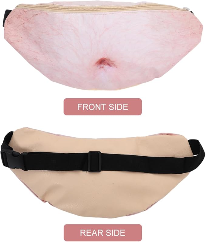 Unisex Anti-Theft Waist Bag Belly Fanny Pack 3D Printed Secure Travel Money Pocket Casual Waist Pack Holder 18.89X7.08X0.78In