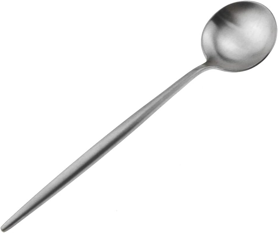 Gugrida 20-Piece 18/10 Stainless Steel Flatware Silverware, Luxury Dinnerware Set Travel Cutlery Tableware Include Knife Fork Spoon Service for 4,Healthy & Eco-Friendly Dishwasher Safe (Silver Matte)